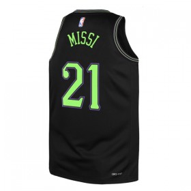 Maillot Homme New Orleans Pelicans Yves Missi 2025-26 Nike City Edition Noir Swingman